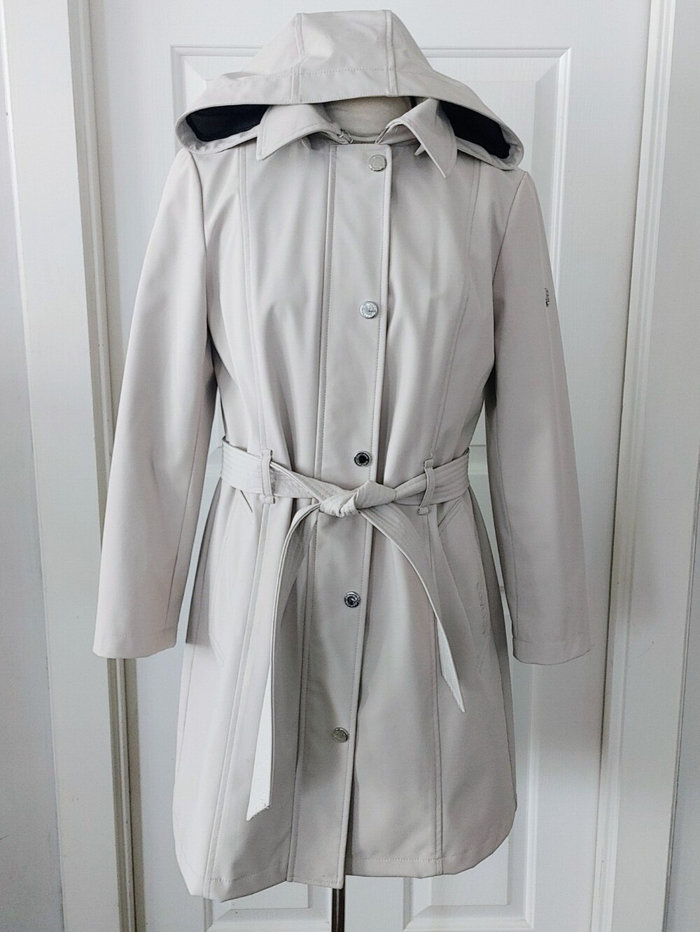 Calvin Klein Belted Rain Jacket Trench Coat